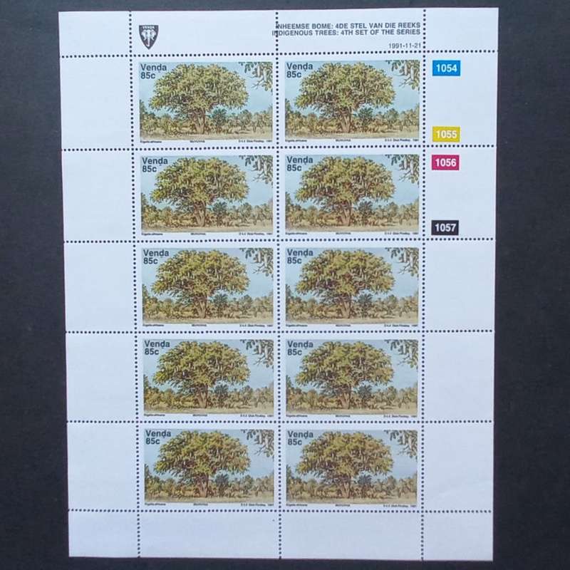 Venda - 1991 Indigenous Trees - Full Set of Sheetlets of 10 - MNH