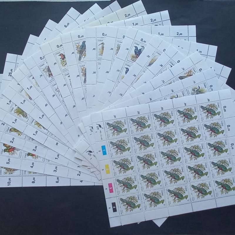 Ciskei - 1981 Defin Issue `Birds` - Full Set of Full Sheets of 25 - MNH