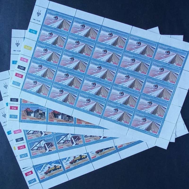 SWA - 1981 Salt Industry - Full Set of Full Sheets of 25 - MNH