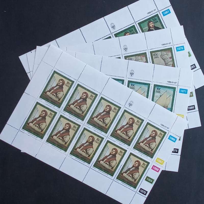 SWA - 1988 Discovery of COGH - Full Set of Sheetlets of 10 - MNH