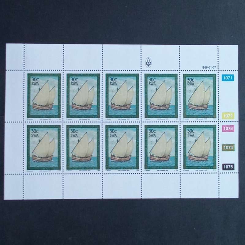 SWA - 1988 Discovery of COGH - Full Set of Sheetlets of 10 - MNH