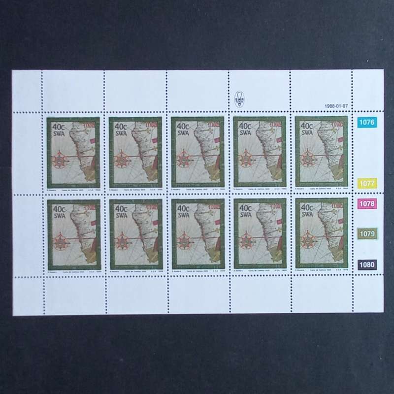 SWA - 1988 Discovery of COGH - Full Set of Sheetlets of 10 - MNH