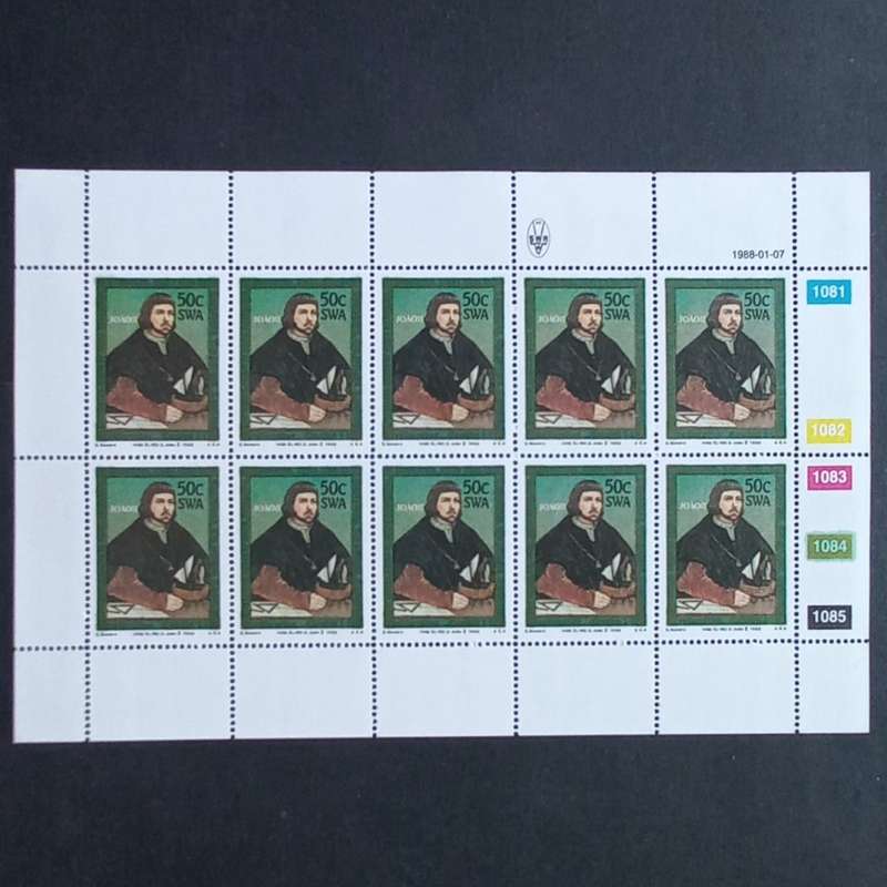SWA - 1988 Discovery of COGH - Full Set of Sheetlets of 10 - MNH