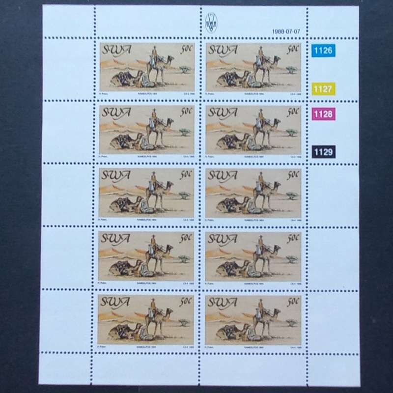 SWA - 1988 Centenary of Postal Services - Full Set of Sheetlets of 10 - MNH