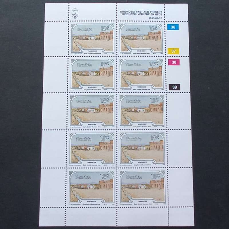 Namibia - 1990 Windhoek. Past & Present - Full Set of Sheetlets of 10 - MNH