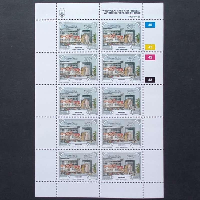 Namibia - 1990 Windhoek. Past & Present - Full Set of Sheetlets of 10 - MNH