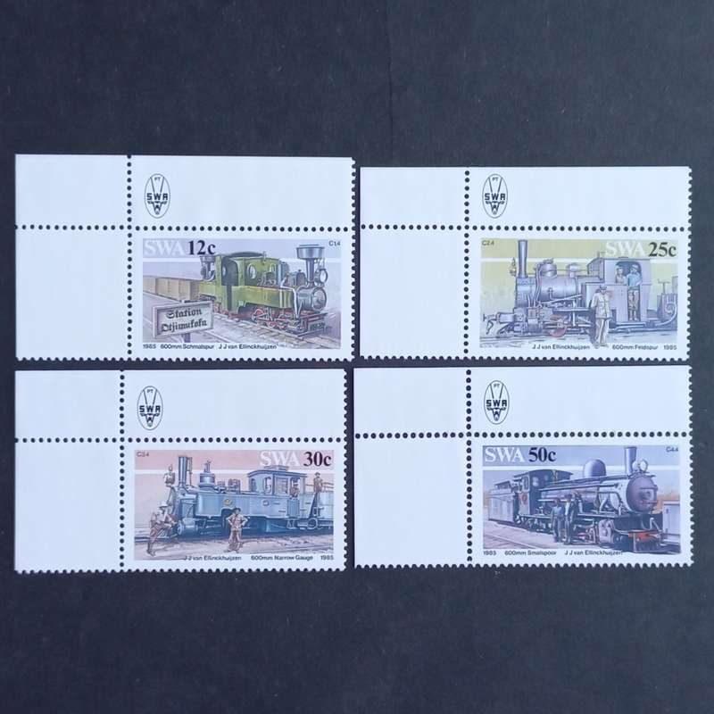 SWA - 1985 Narrow-gauge Railway Locomotives - Full Set of Singles - MNH