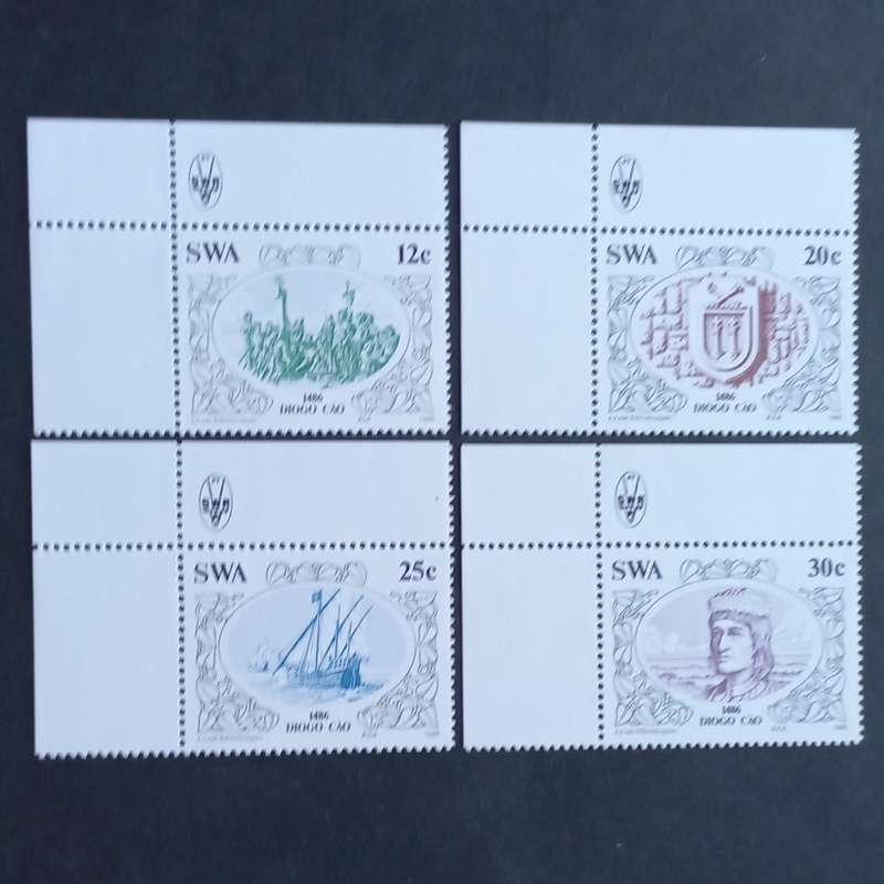 SWA - 1986 Discoverers of SWA - Full Set of Singles - MNH