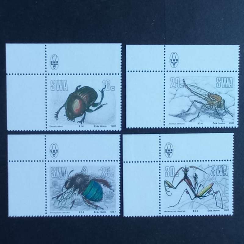 SWA - 1987 Useful Insects - Full Set of Singles - MNH