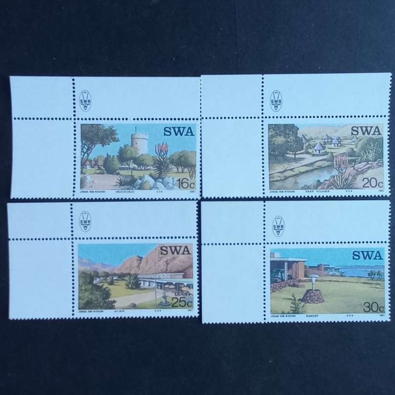 SWA - 1987 Tourist Camps - Full Set of Singles - MNH