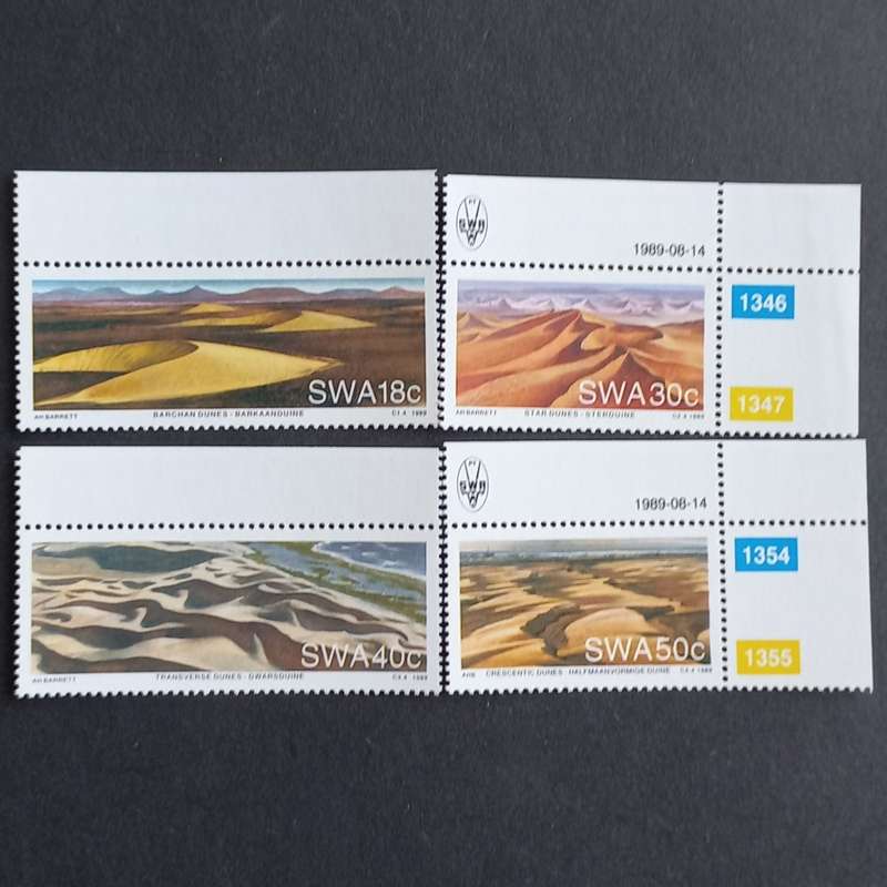 SWA - 1989 Namib Desert Sanddunes - Full Set of Singles - MNH