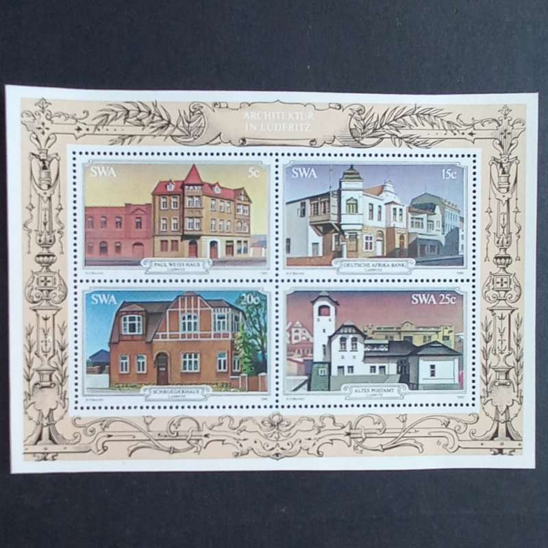 SWA - 1981 Luderitz Buildings - Miniature Sheet #6 - MNH