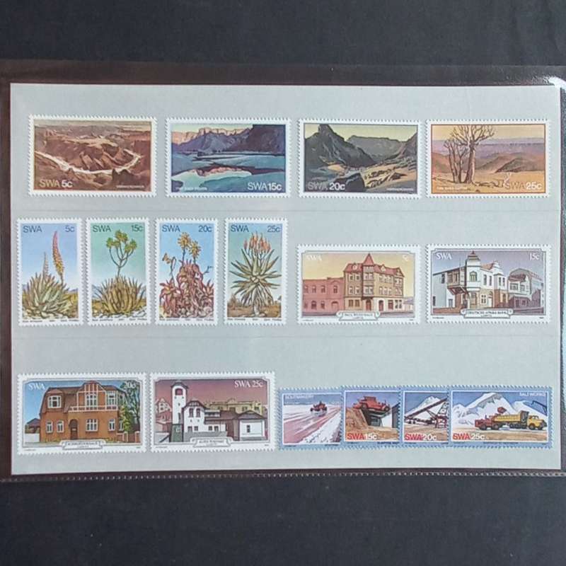 SWA - 1981 Year Pack as issued by SAPO - Singles + Miniature Sheet - MNH