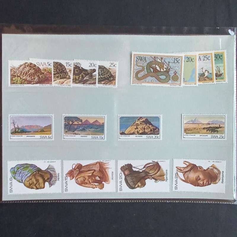 SWA - 1982 Year Pack as issued by SAPO - Singles - MNH