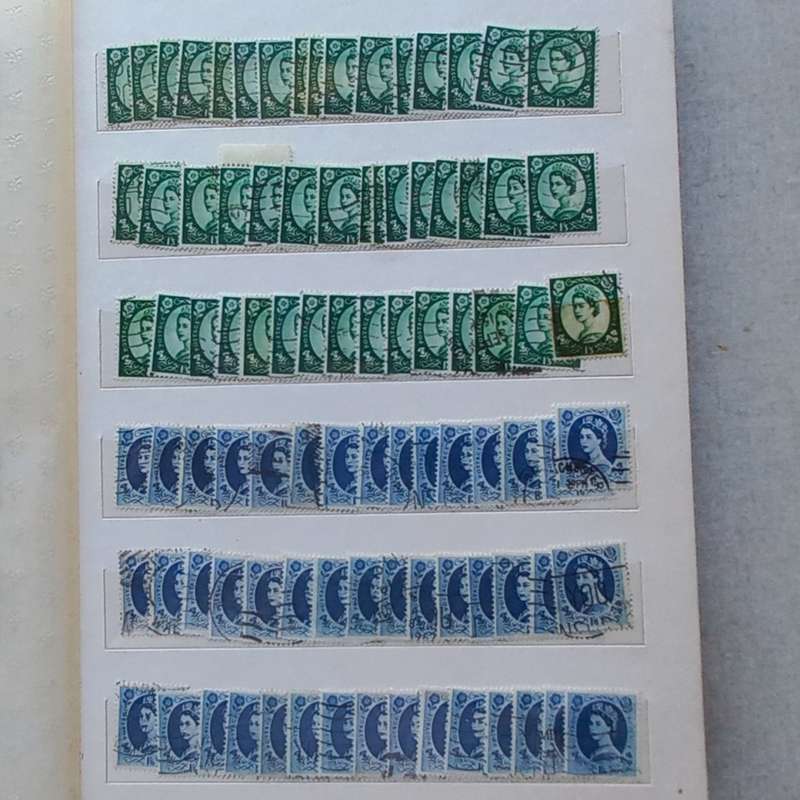 Ex-Dealer Stock Book - Great Britain - Wildings, Castles and Early Machins
