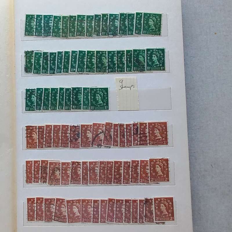 Ex-Dealer Stock Book - Great Britain - Wildings, Castles and Early Machins