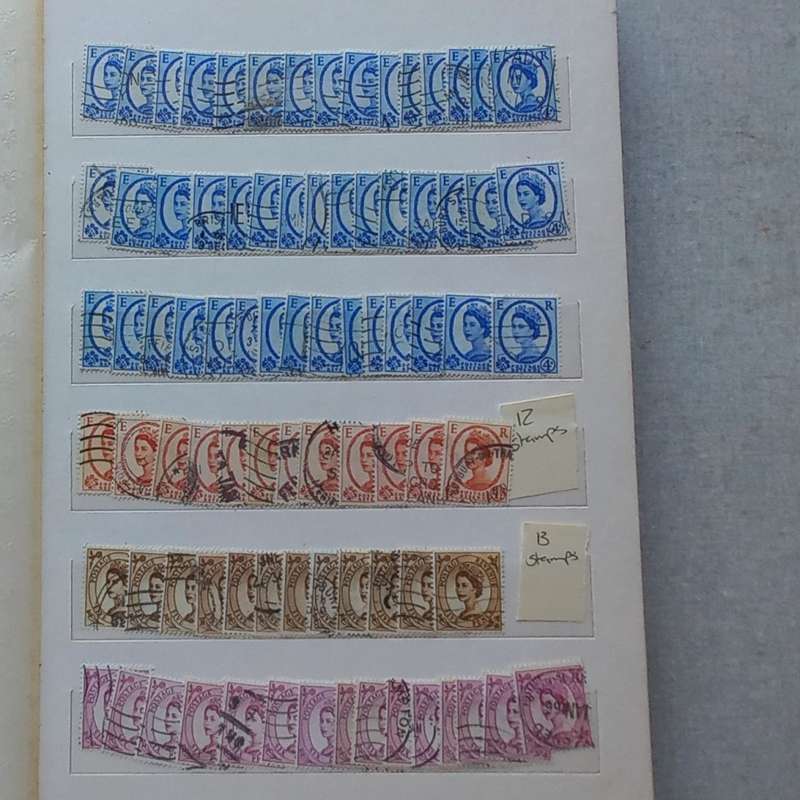 Ex-Dealer Stock Book - Great Britain - Wildings, Castles and Early Machins