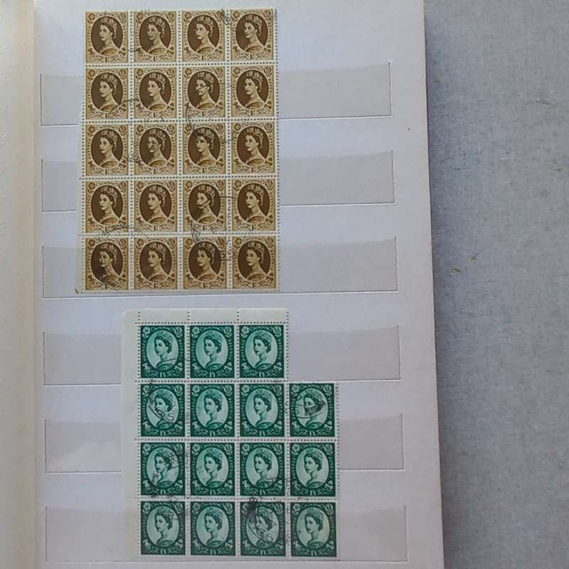 Ex-Dealer Stock Book - Great Britain - Wildings, Castles and Early Machins