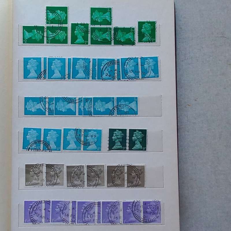 Ex-Dealer Stock Book - Great Britain - Wildings, Castles and Early Machins