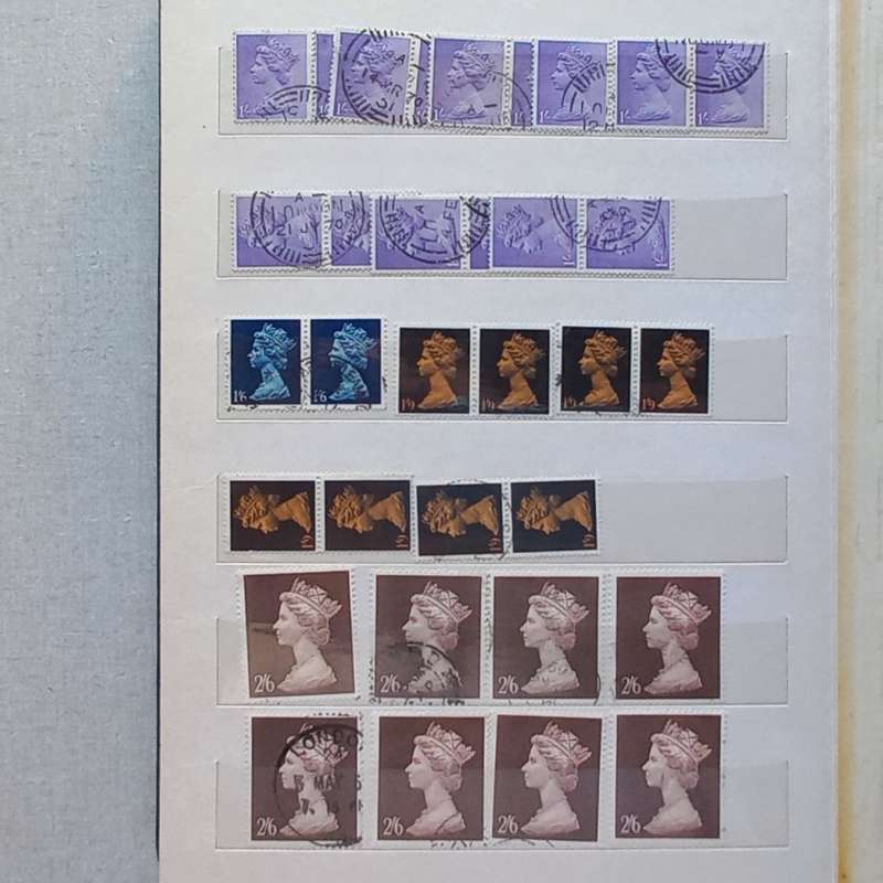 Ex-Dealer Stock Book - Great Britain - Wildings, Castles and Early Machins