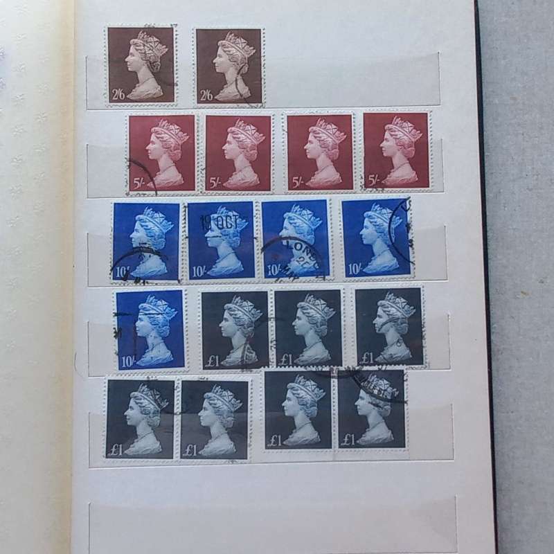 Ex-Dealer Stock Book - Great Britain - Wildings, Castles and Early Machins