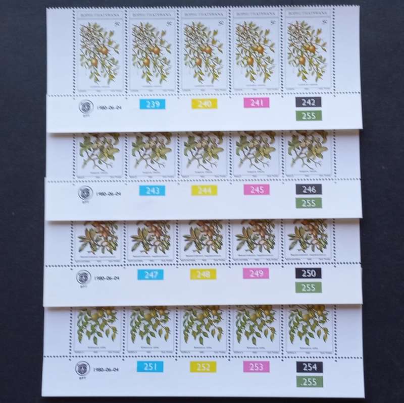Bop - 1980 Edible Wild Fruit - Full Set of Controls - MNH