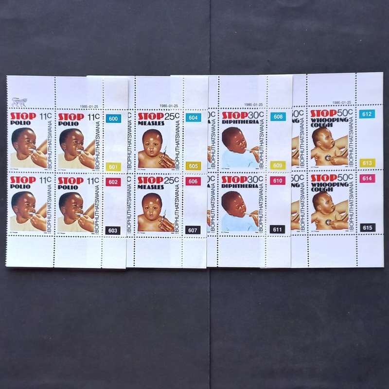 Bop - 1985 Health Care - Full Set of Controls - MNH