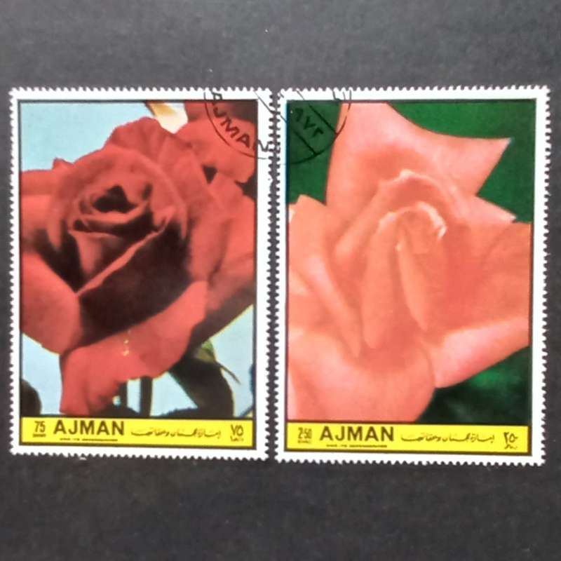 Thematics - Roses - 2 stamps - no duplication