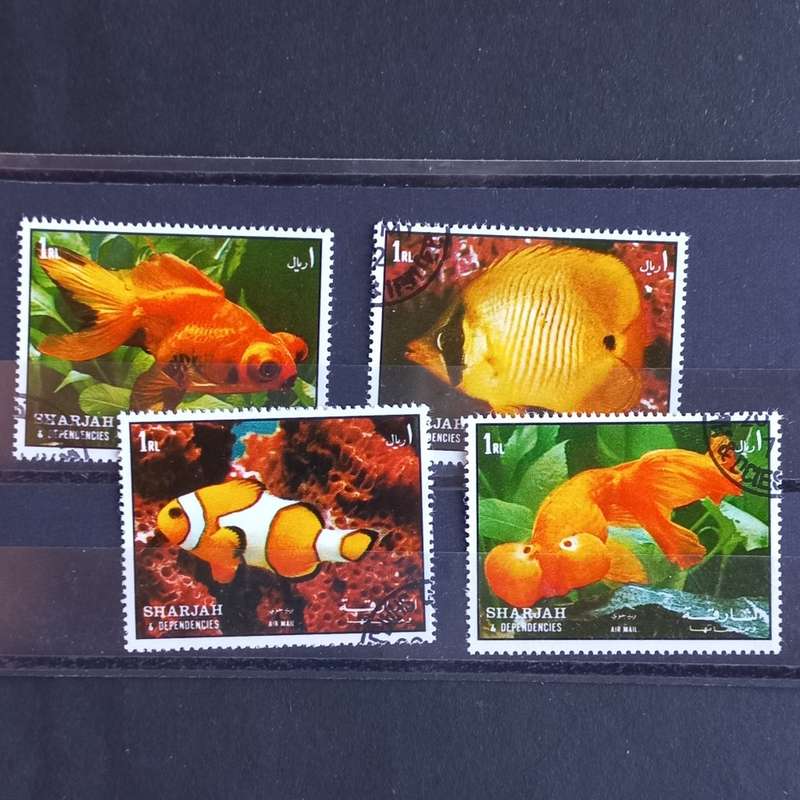 Thematics - Fish - 4 stamps - no duplication