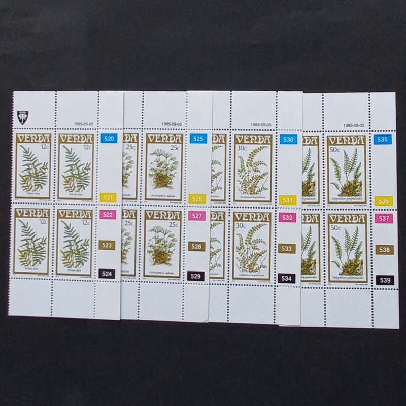 Venda - 1985 Ferns - Full Set of Controls - MNH