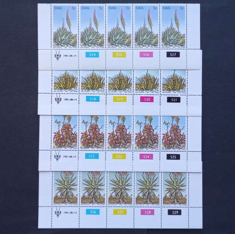 SWA - 1981 Aloes - Full Set of Controls - MNH