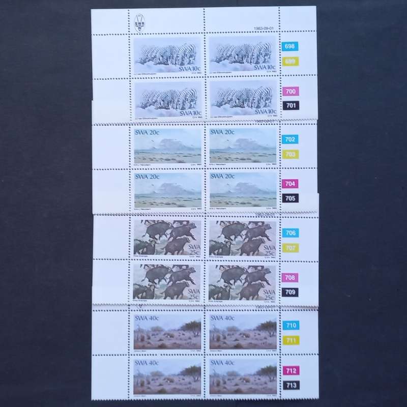 SWA - 1983 South West African Painters - Full Set of Controls - MNH