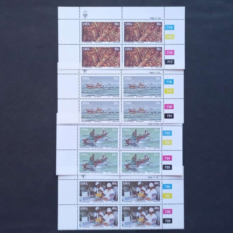 SWA - 1983 Lobster Industry - Full Set of Controls - MNH