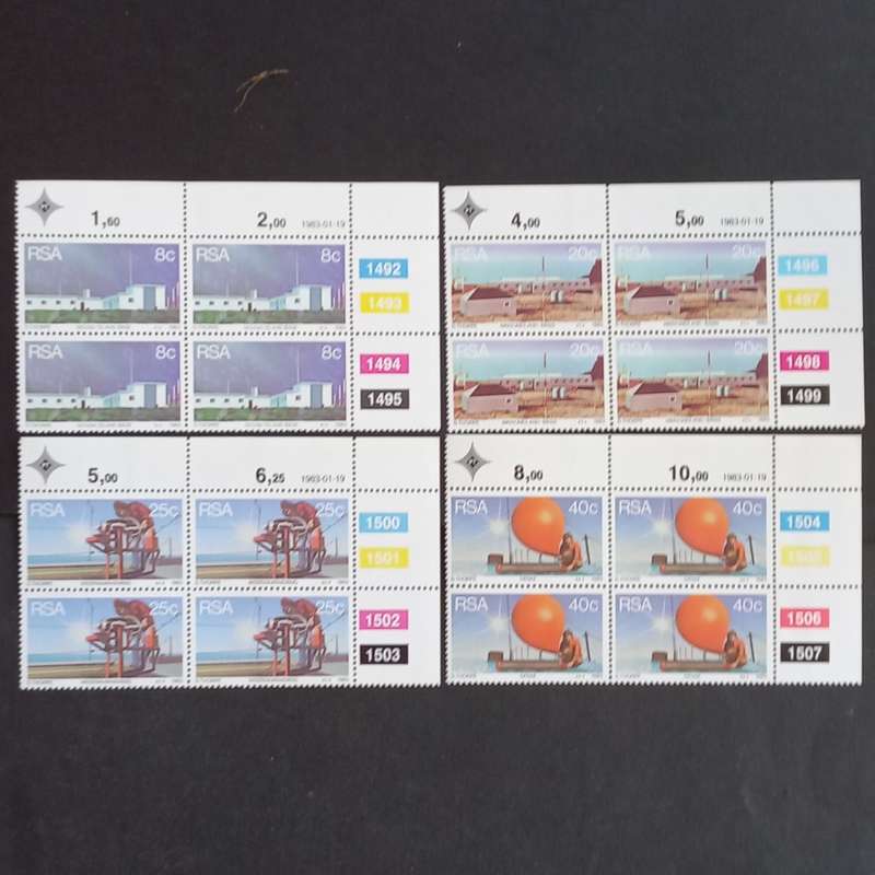 RSA - 1983 Weather Stations - Full Set of Controls - MNH