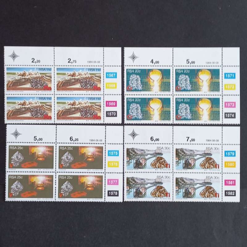 RSA - 1984 Strategic Minerals - Full Set of Controls - MNH