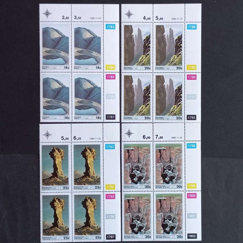 RSA - 1986 Scenic Beauty - Full Set of Controls - MNH