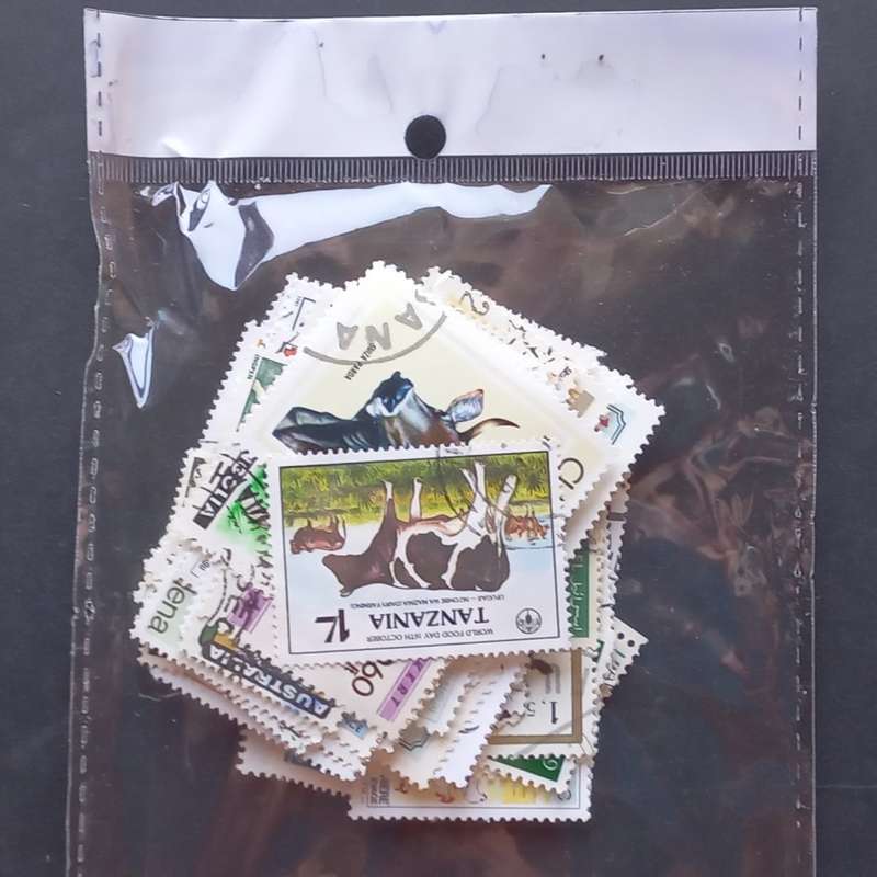 Thematics - Domestic/Farm Animals - 100 stamps in packet - no obvious duplication