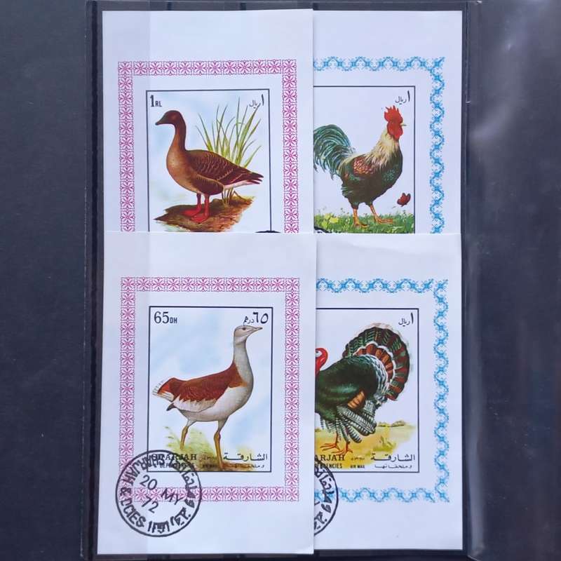 Thematics - Poultry - 4 Miniature Sheets - CTO - no duplication