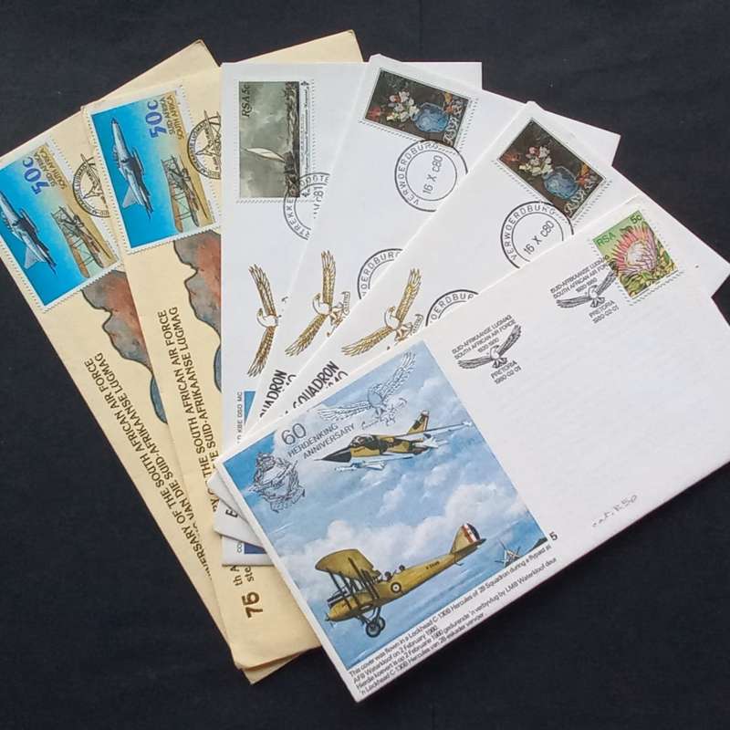 Thematics - RSA - Selection of South African Air Force Covers