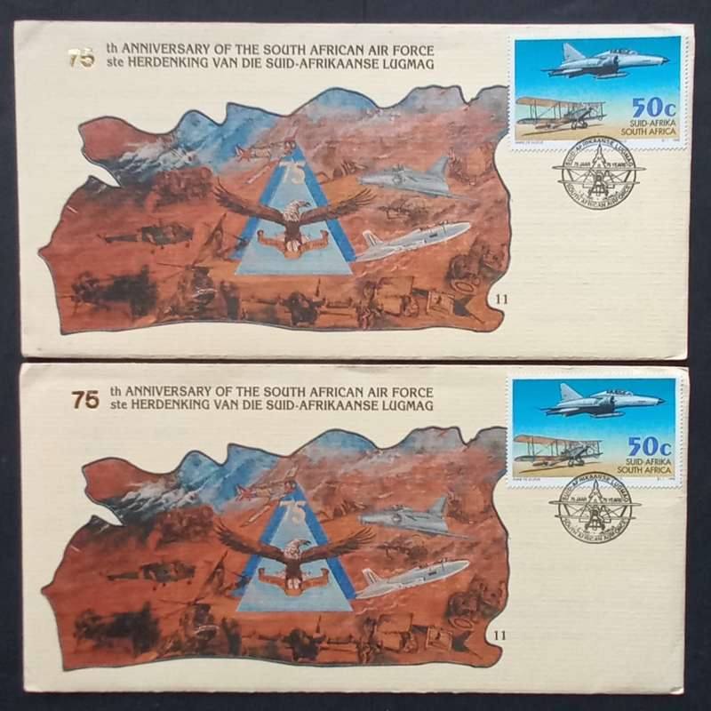 Thematics - RSA - Selection of South African Air Force Covers