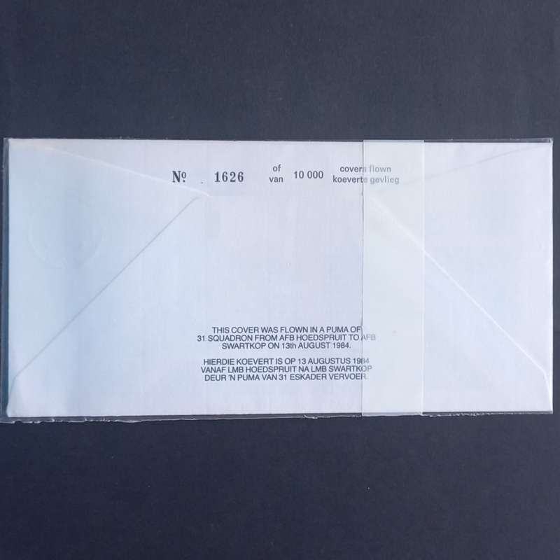 RSA - 1984 SAAF Comm Cover #17 - Warsaw 1944 - Signed