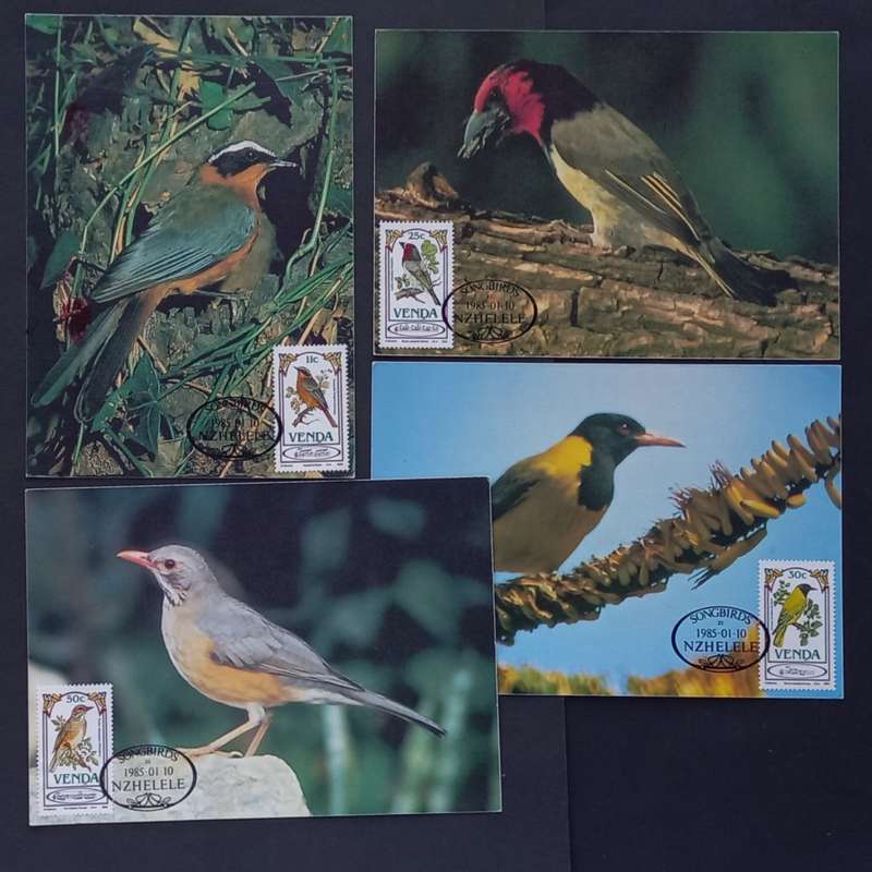 Venda - 1985 Songbirds - Full Set of Maxicards