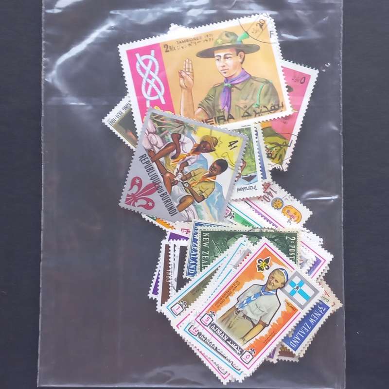Thematics - Scouting - 60 stamps in packet - no obvious duplication