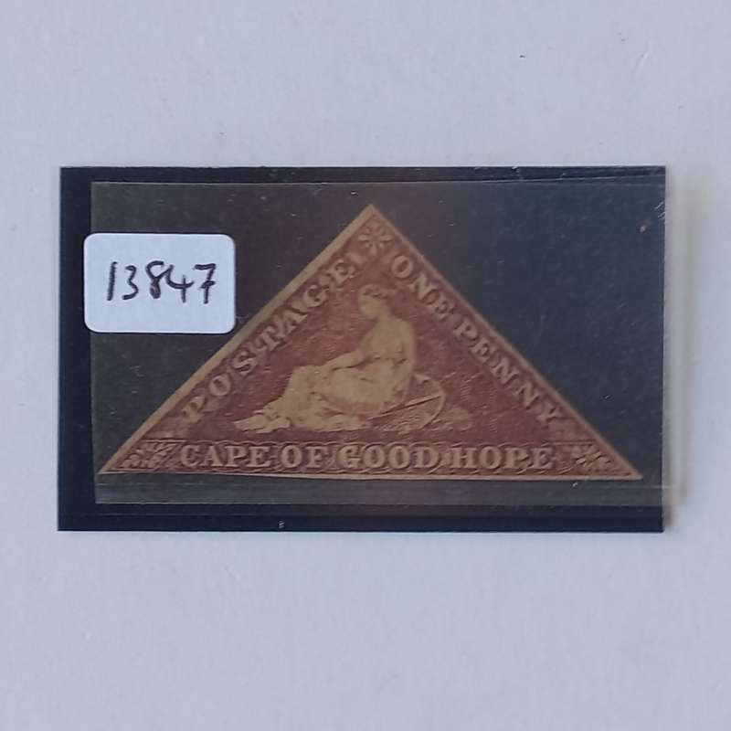 COGH - 1863 1d Brownish-Red - Single - Used with COA