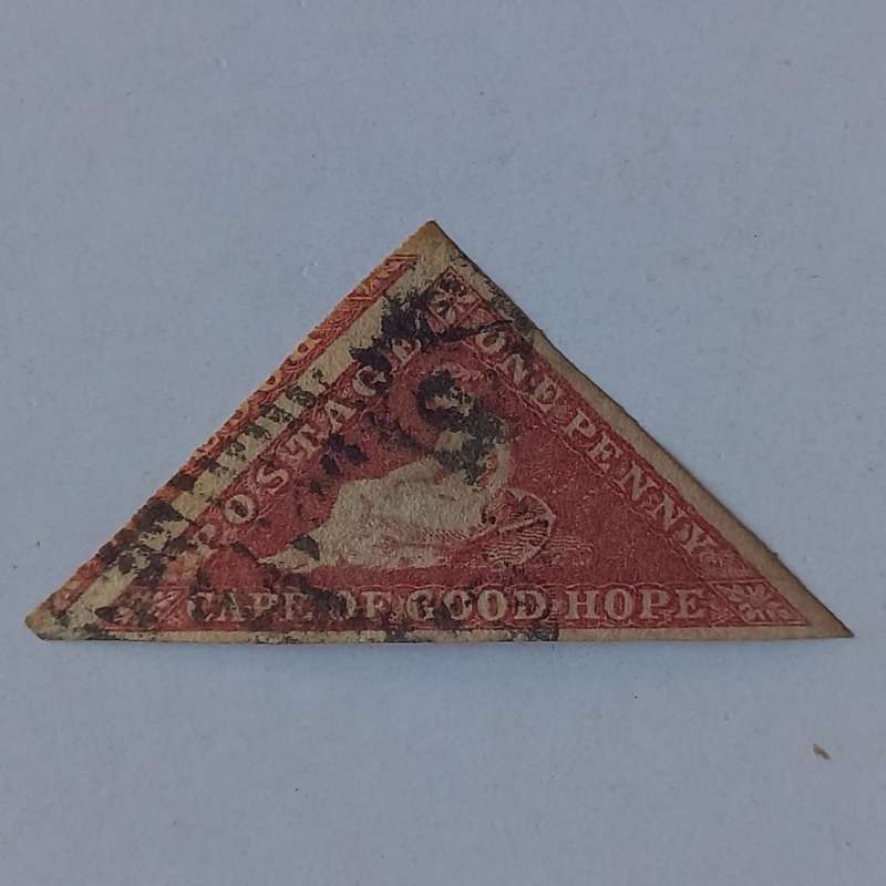 COGH - 1855 1d Deep Rose-Red - Single - Used with COA