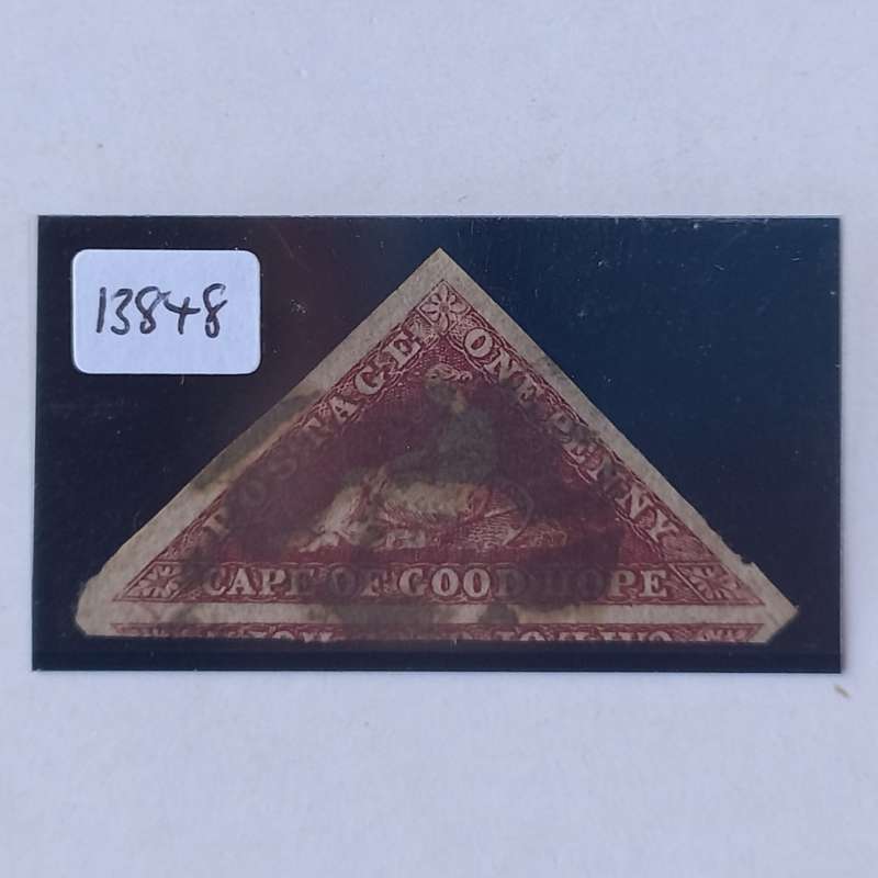 COGH - 1864 1d Deep Carmine-Red - Single - Used with COA