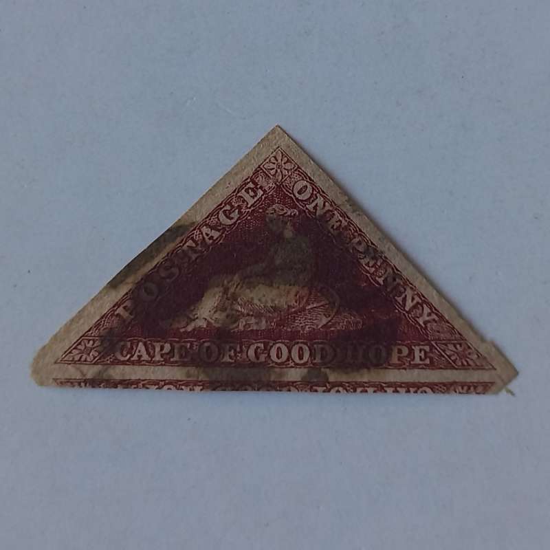COGH - 1864 1d Deep Carmine-Red - Single - Used with COA