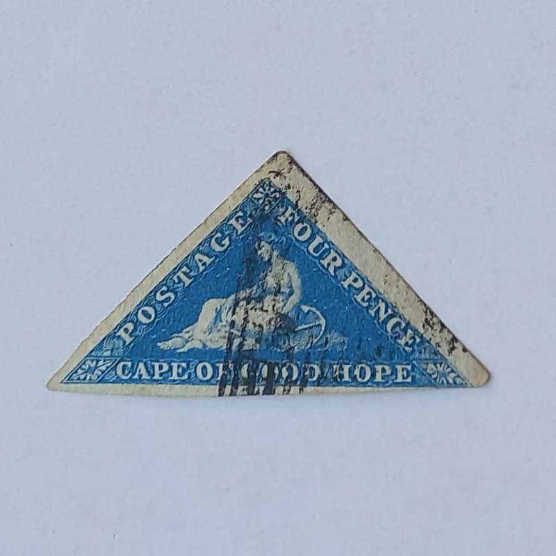 COGH - 1855 4d Blue - Single - Used with COA