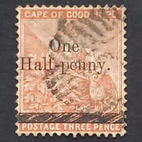 COGH - 1882 3d Claret surcharged - Wmk "Crown over CC" - Single - Used