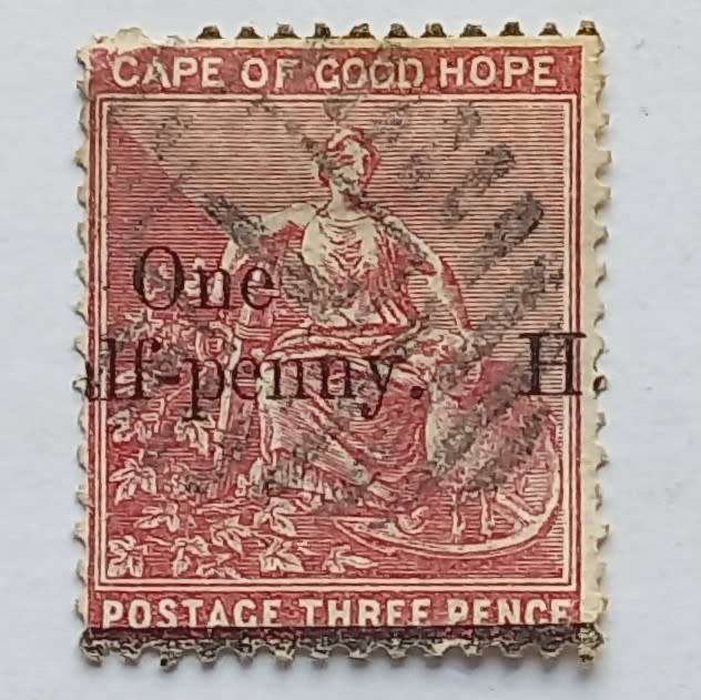COGH - 1882 3d Claret surcharged - Wmk "Crown over CC" - Single - Used
